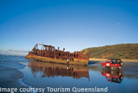 Explore Wrecks at Fraser Island