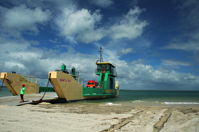 Fraser Island Barge