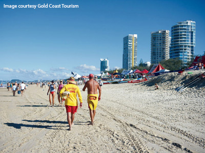 Surf lifesaving on Gold Coast beaches