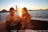 Couple Cruising Broadwater
